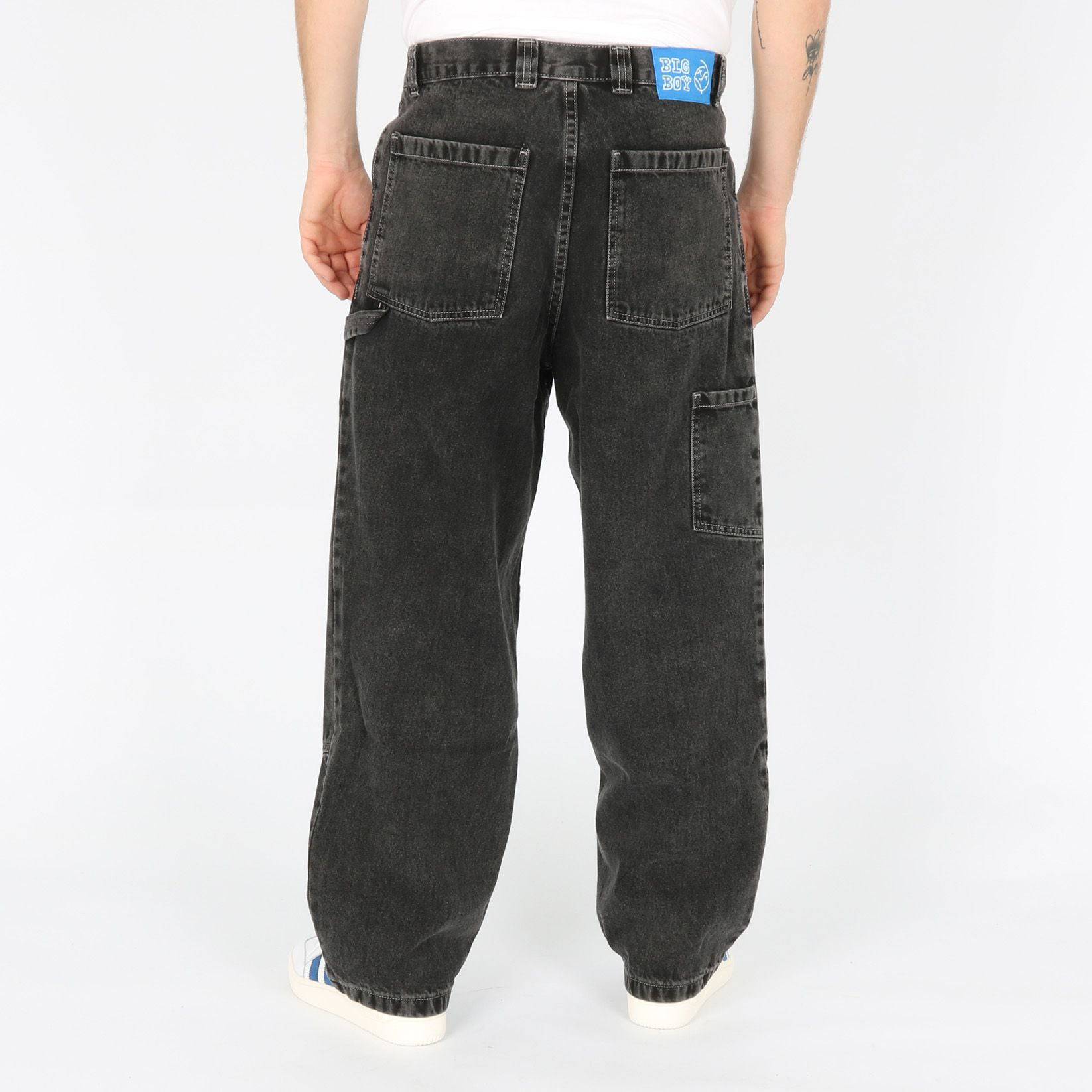 Polar Skate Co. Big Boy Work Pants - Silver Black - Blowout Skateshop