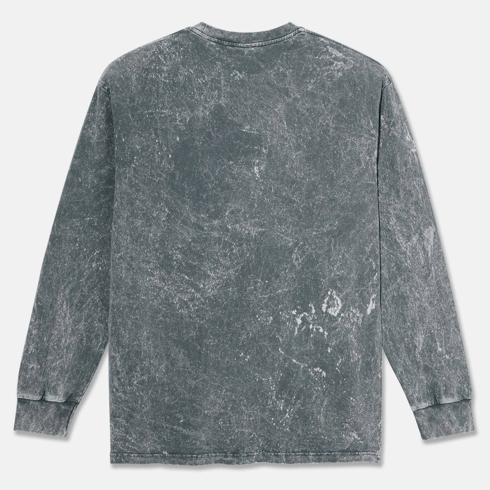 Polar Skate Co. Demon Child Acid Longsleeve - Grey - Blowout Skateshop