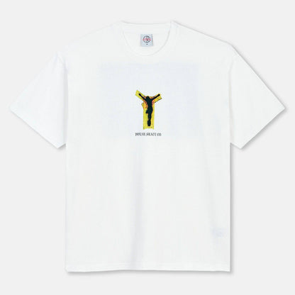 Polar Skate Co. Exist T-Shirt - White - Blowout Skateshop