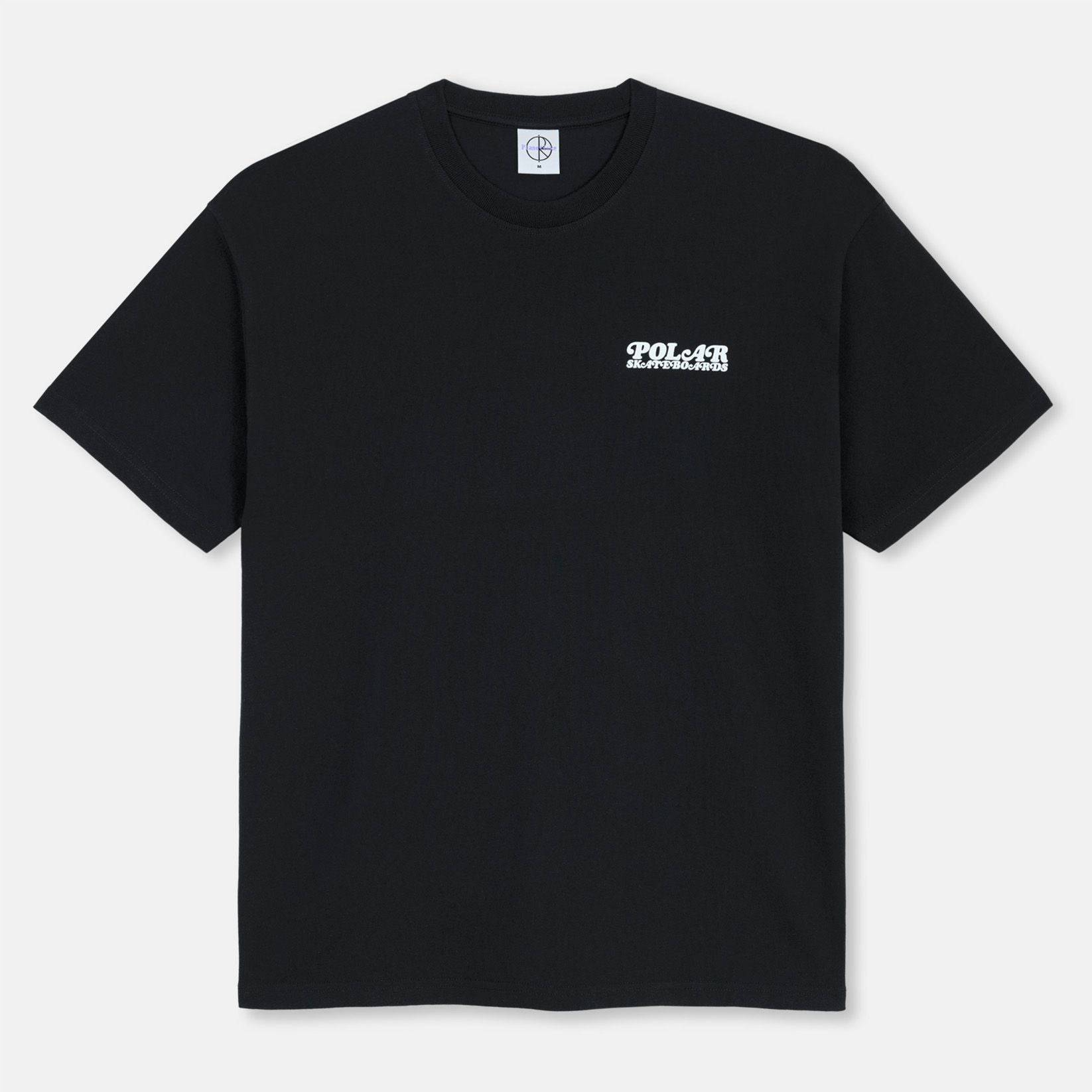 Polar Skate Co. Fields T-Shirt - Black - Blowout Skateshop