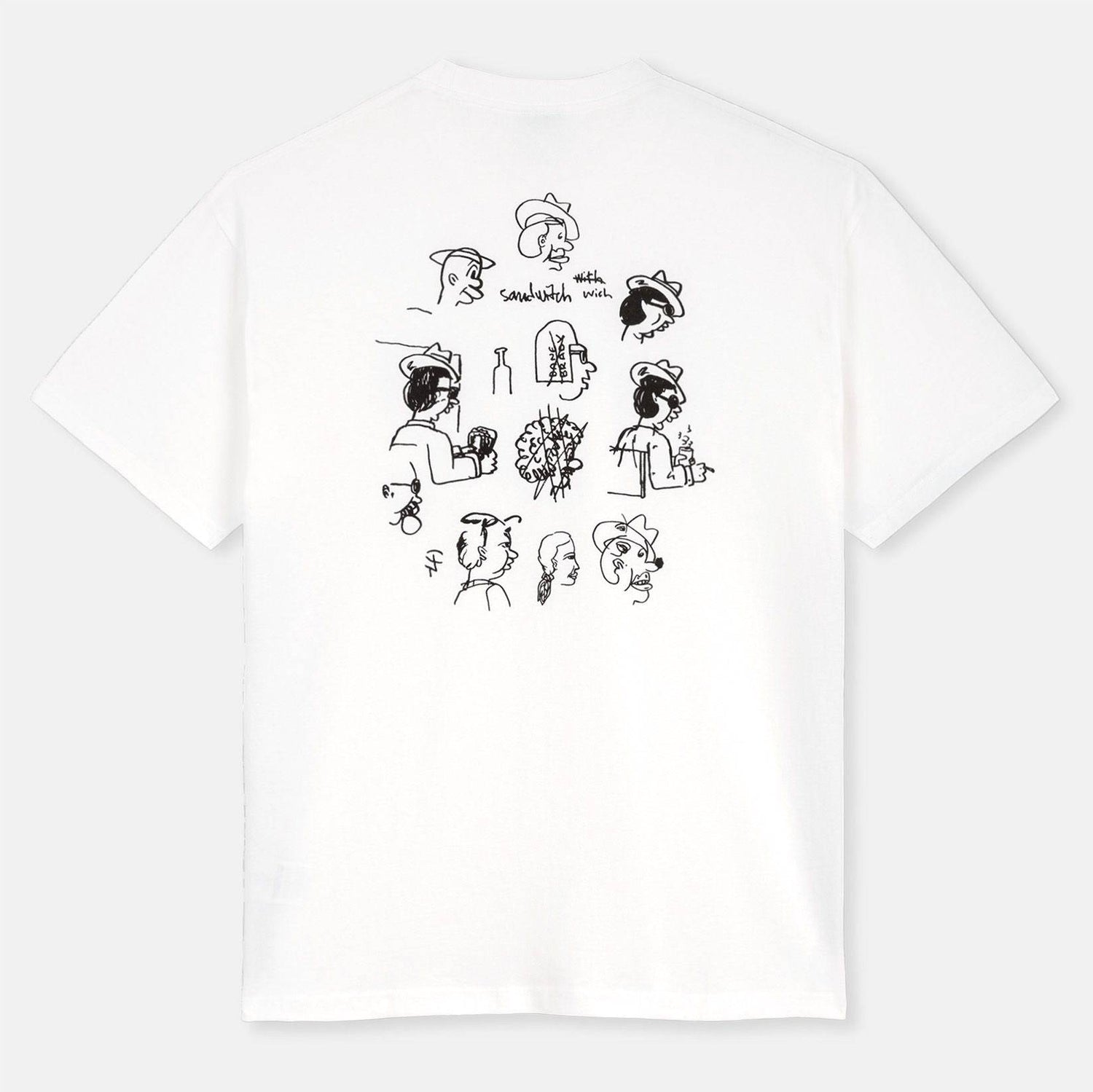 Polar Skate Co. Found T-Shirt - White - Blowout Skateshop