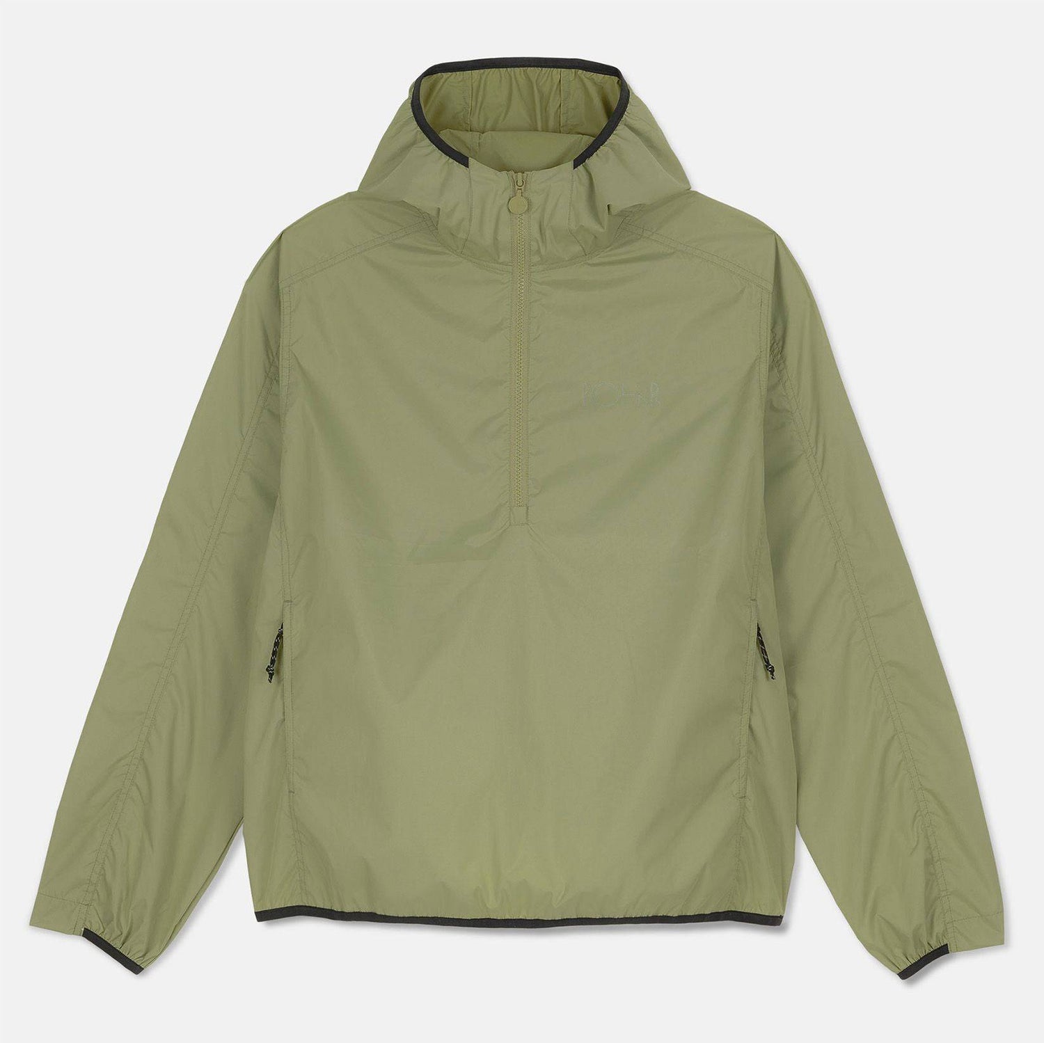 Polar Skate Co. Packable Anorak Jacke - Dirty Green - Blowout Skateshop