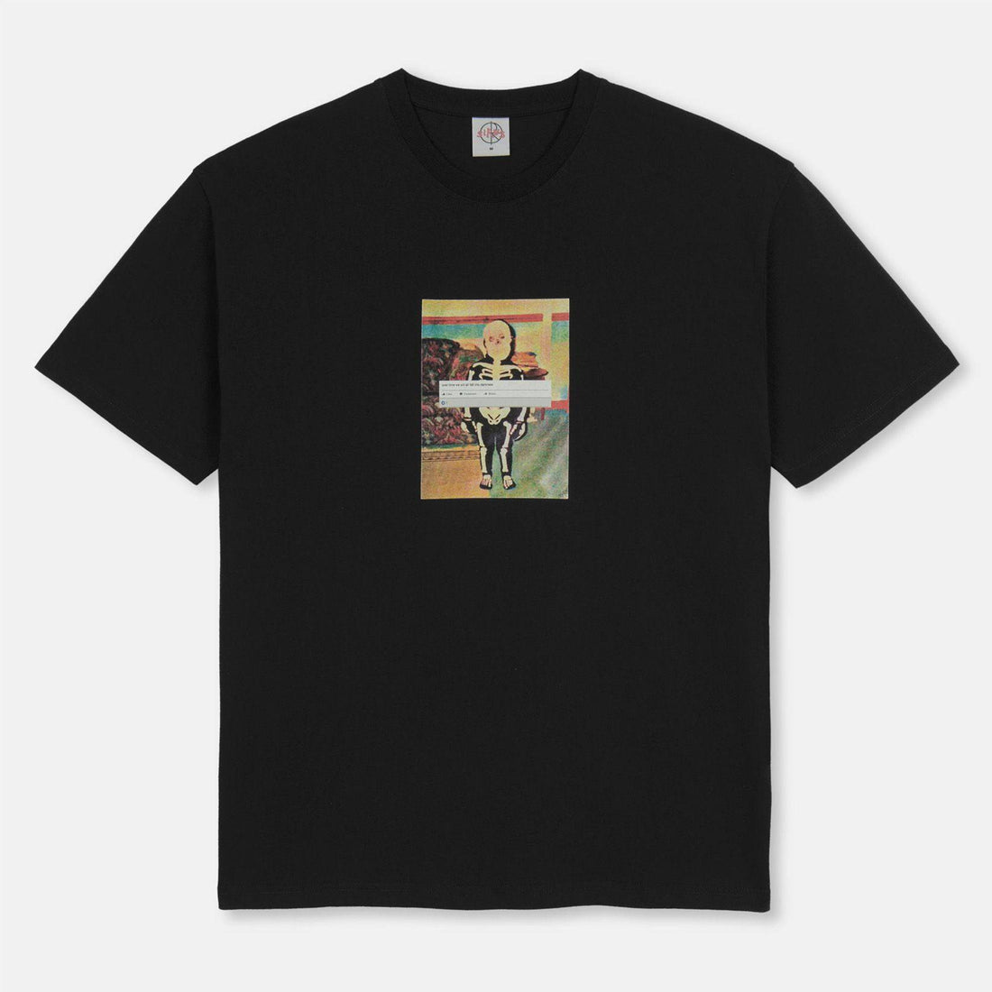 Polar Skate Co. Skeleton Kid T-Shirt - Black - Blowout Skateshop