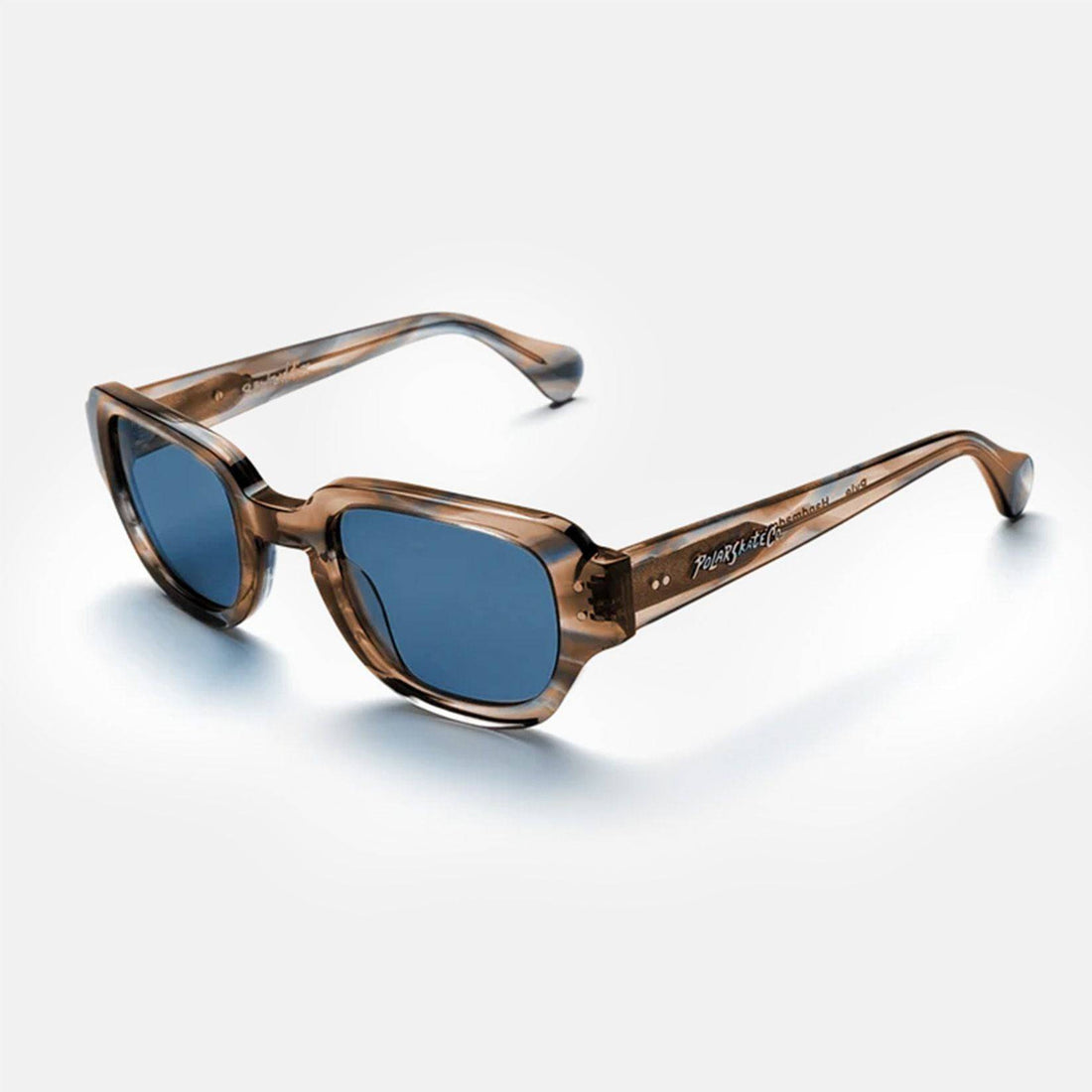 Polar Skate Co. x Sunbuddies Pyle Sonnenbrille - Brown Blue - Blowout Skateshop