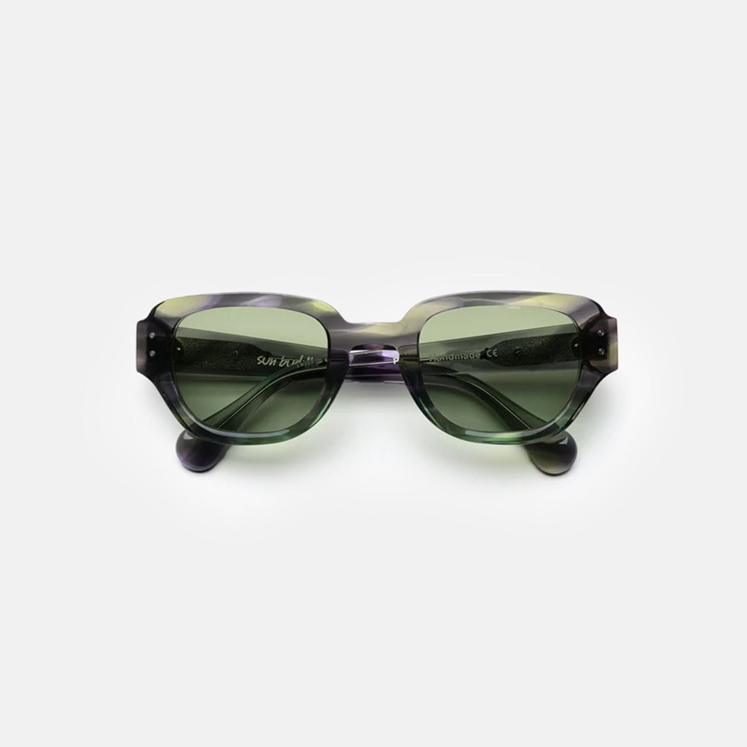 Polar Skate Co. x Sunbuddies Pyle Sonnenbrille - Violet Green - Blowout Skateshop