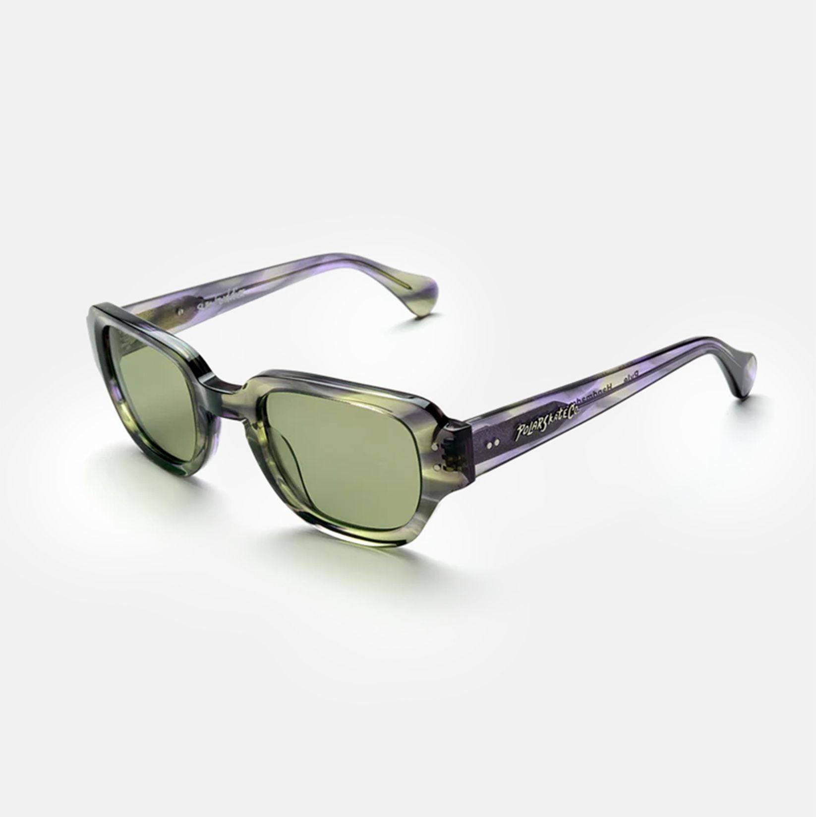 Polar Skate Co. x Sunbuddies Pyle Sonnenbrille - Violet Green - Blowout Skateshop