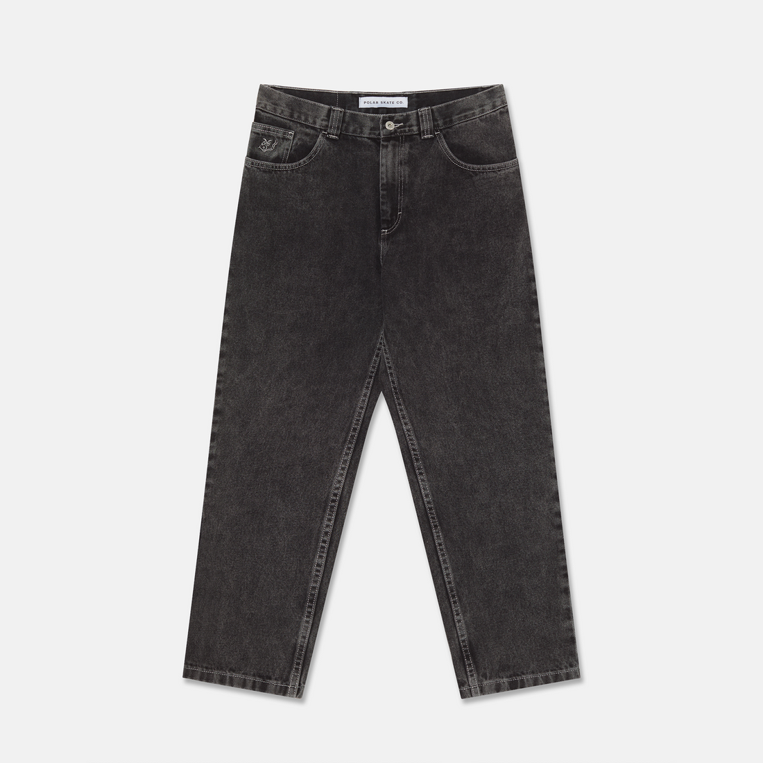 Polar Skate Co. 92! Denim Jeans - Silver Black Schwarz Bild 1