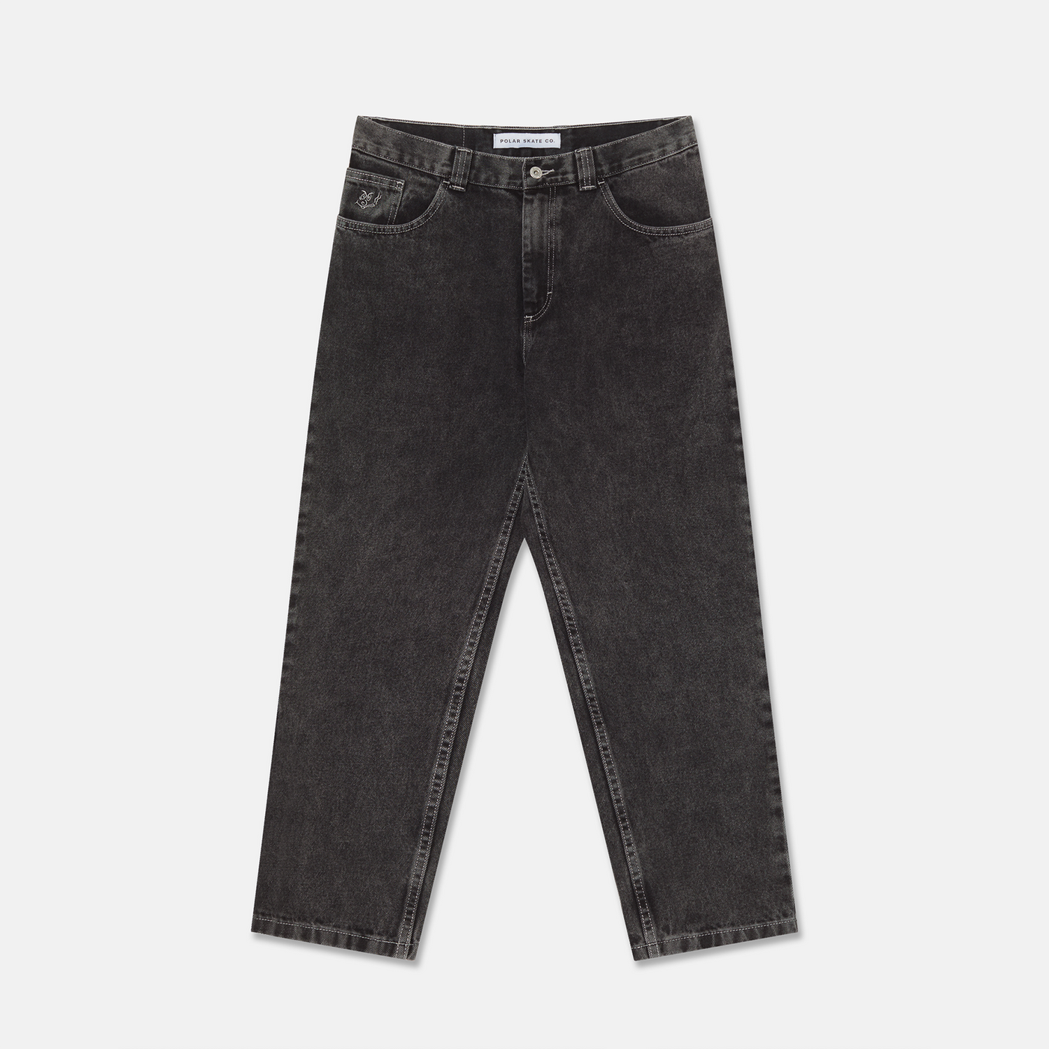 Polar Skate Co. 92! Denim Jeans - Silver Black Schwarz Bild 1
