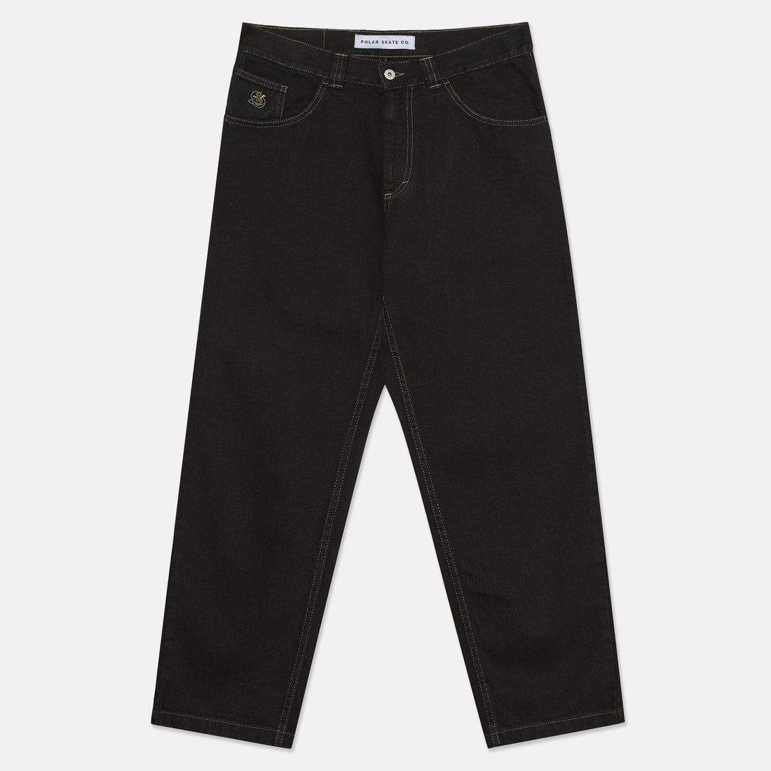 Polar Skate Co. 93 Pant - Black / Dark Olive Schwarz Bild 2