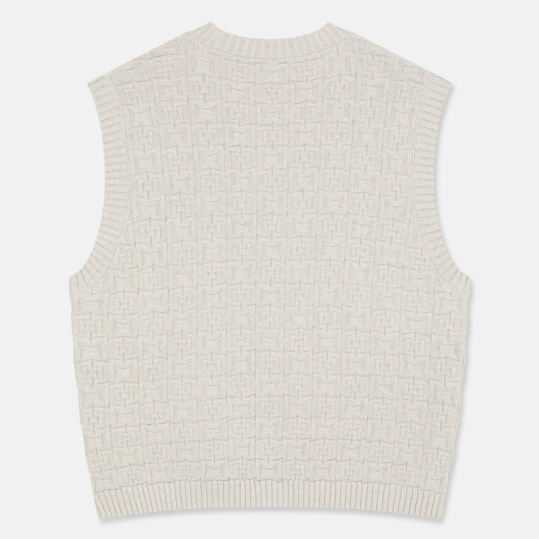 Polar Skate Co. Alex Knit Vest - Heather Beige Grey Beige Bild 2