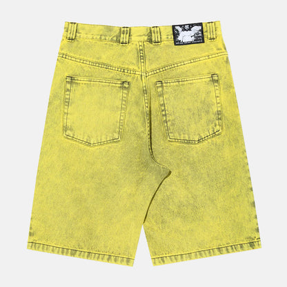 Polar Skate Co. Angel Boy Big Boy Short - Lemon Black Gelb Bild 1