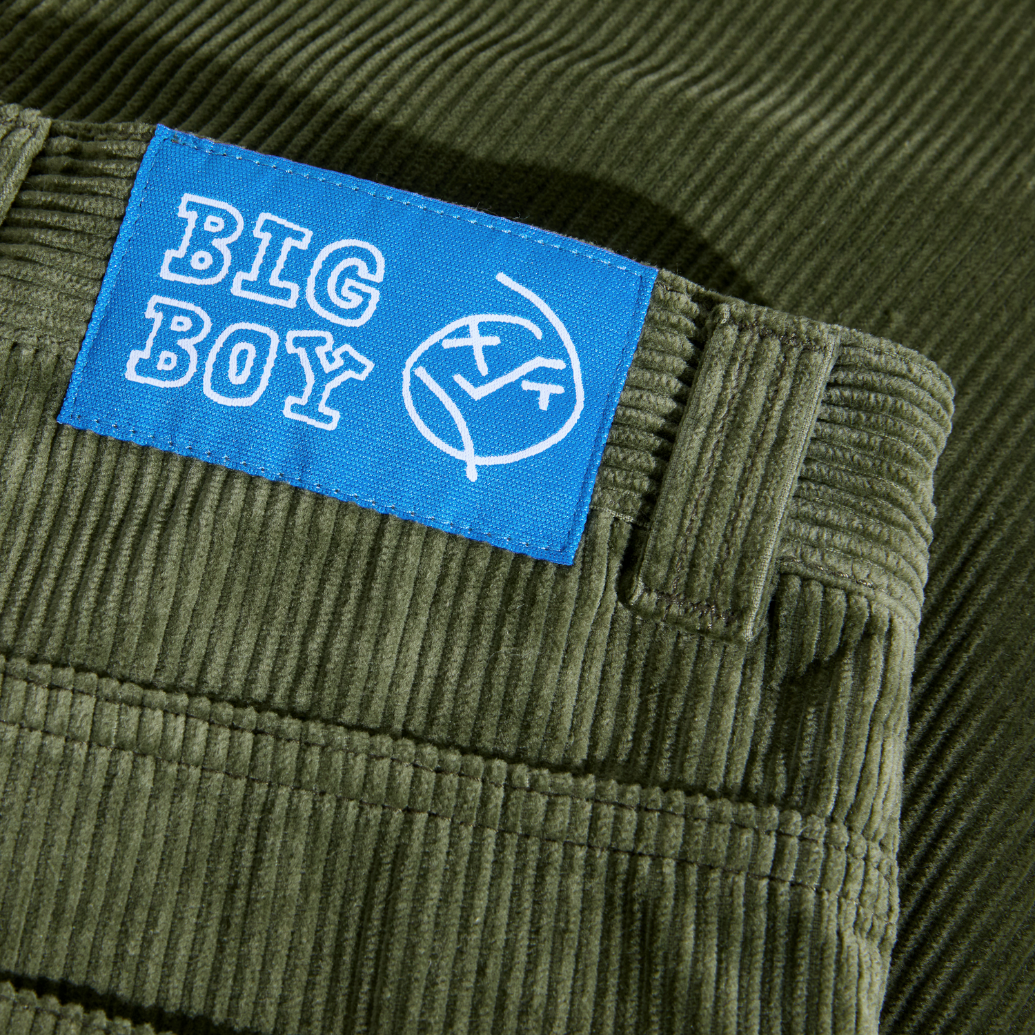 Polar Skate Co. Big Boy Cord Pant - Uniform Green Grün Bild 3