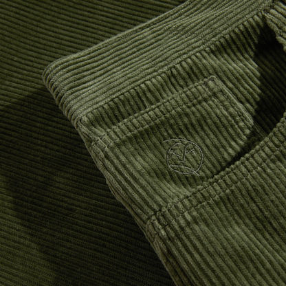 Polar Skate Co. Big Boy Cord Pant - Uniform Green Grün Bild 4