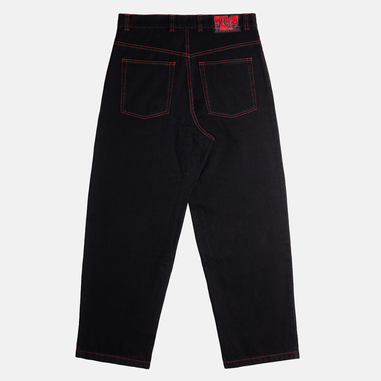 Polar Skate Co. Big Poy Pant / Apocalypse Nun - Black / Red Schwarz Bild 1