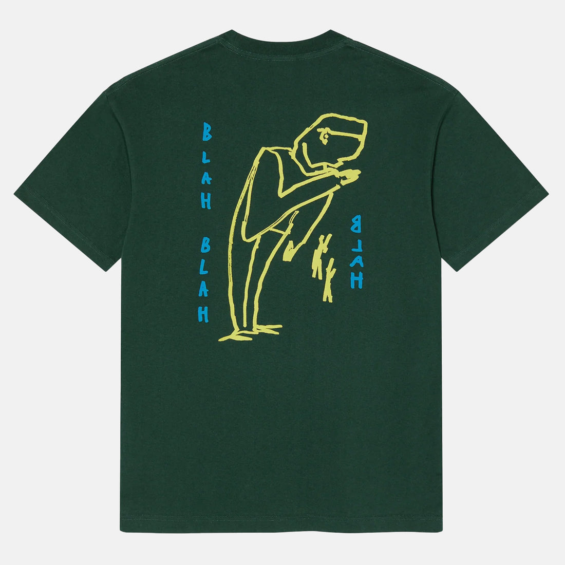Polar Skate Co. Blah Blah Blah T-Shirt - Dark Green Grün Bild 1
