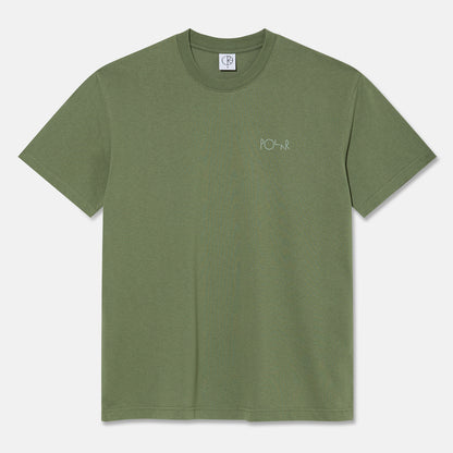Polar Skate Co. Contrast T-Shirt - Moss Green Bild 2