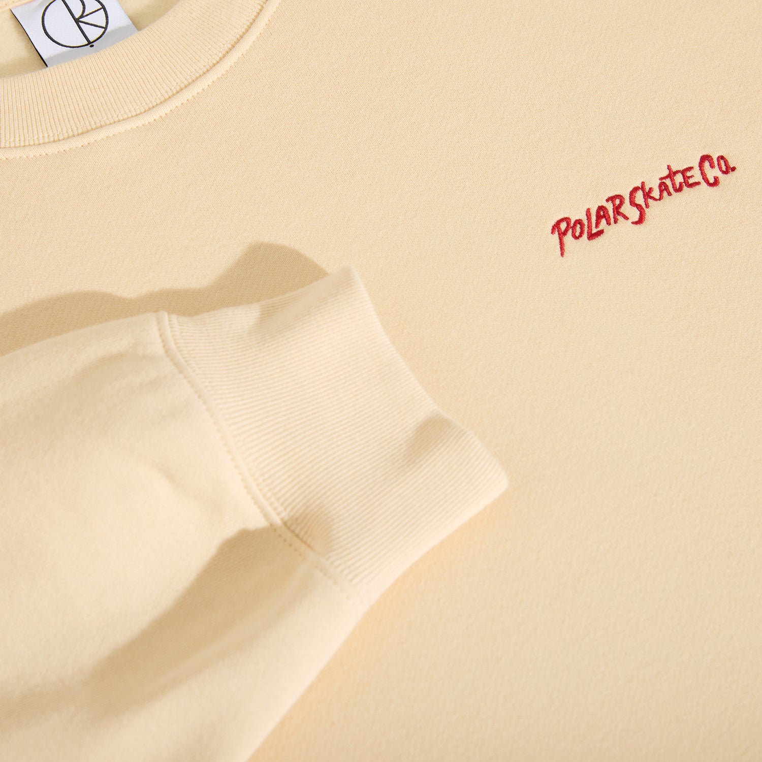 Polar Skate Co. Dave Crewneck - Oatmeal Bild 3