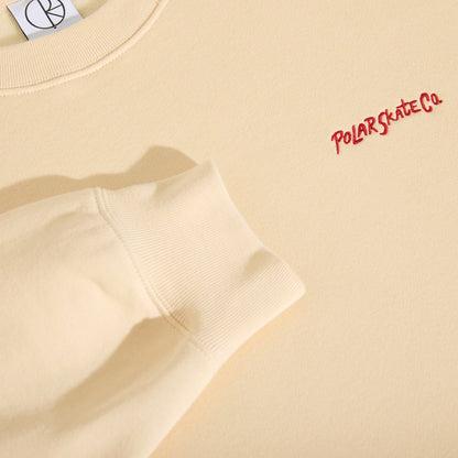 Polar Skate Co. Dave Crewneck - Oatmeal Bild 3