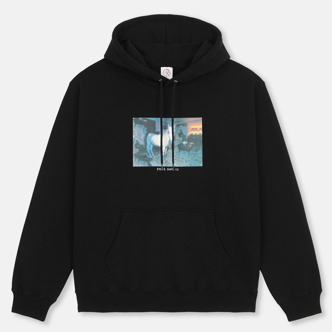 Polar Skate Co. Dave Hoodie Horse Dream - Black Schwarz Bild 1