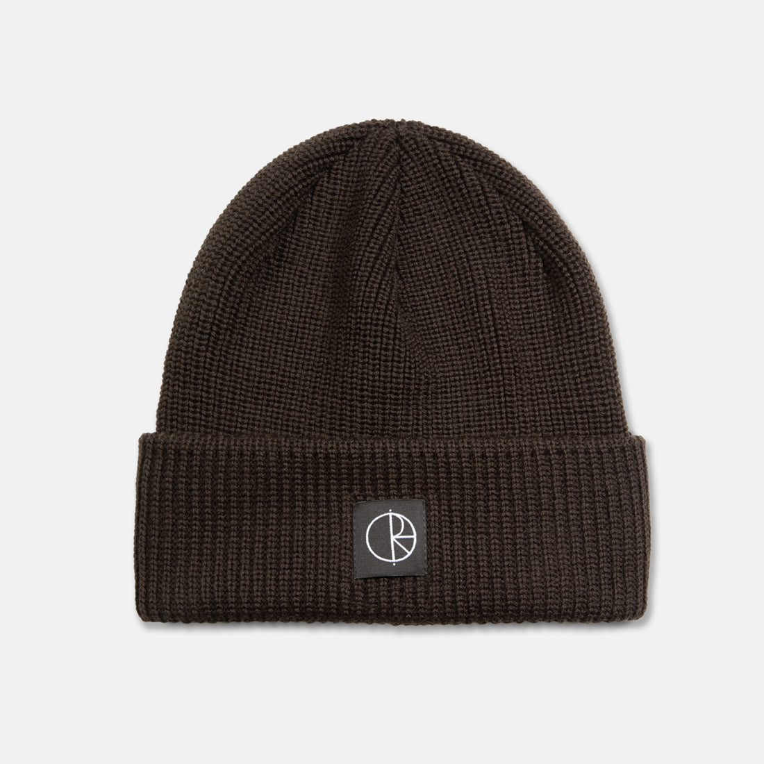 Polar Skate Co. Double Fold Merino Beanie - Brown Braun Bild 1