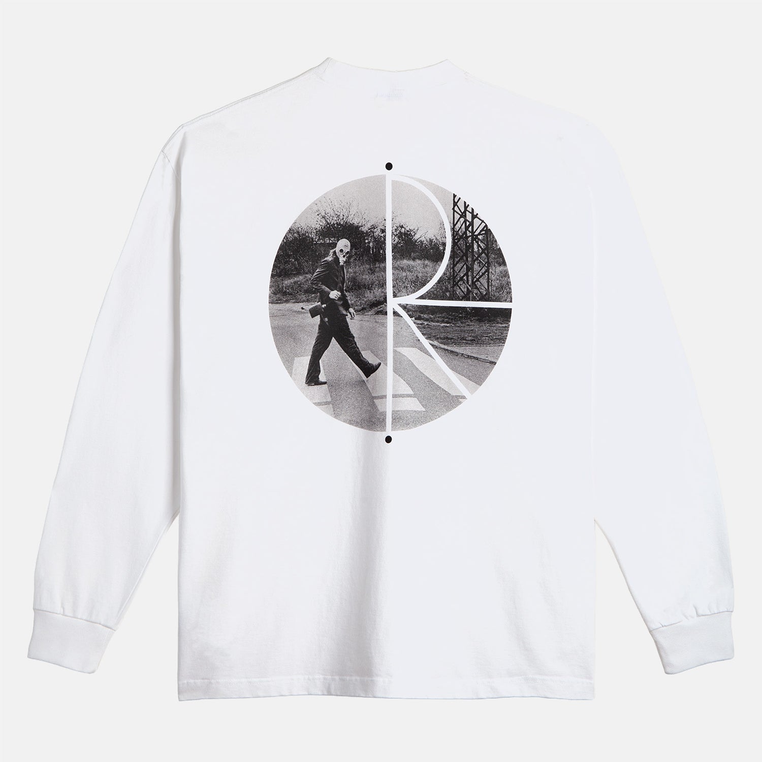 Polar Skate Co. Fill Logo Klez Crossing Longsleeve - White Weiß Bild 1