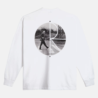 Polar Skate Co. Fill Logo Klez Crossing Longsleeve - White Weiß Bild 1