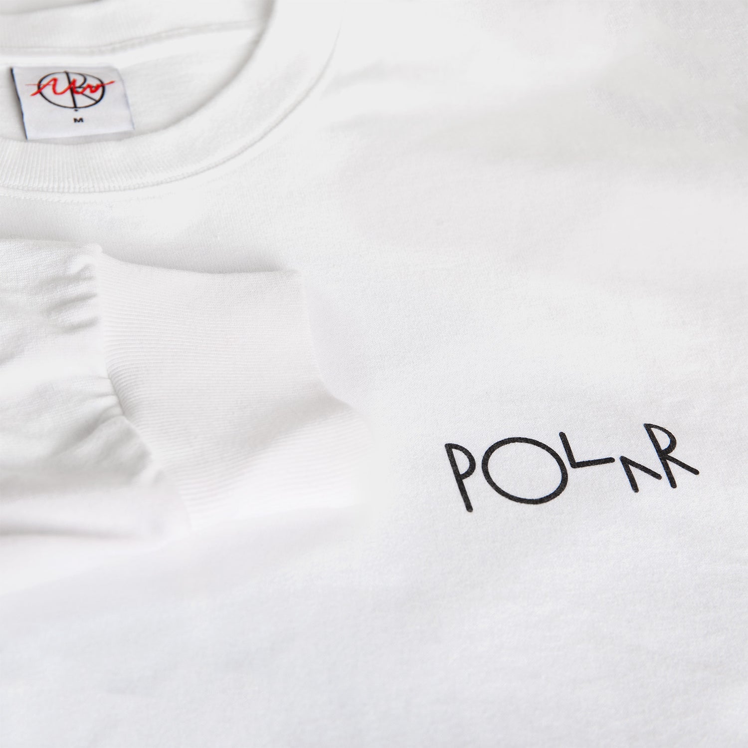 Polar Skate Co. Fill Logo Klez Crossing Longsleeve - White Weiß Bild 3