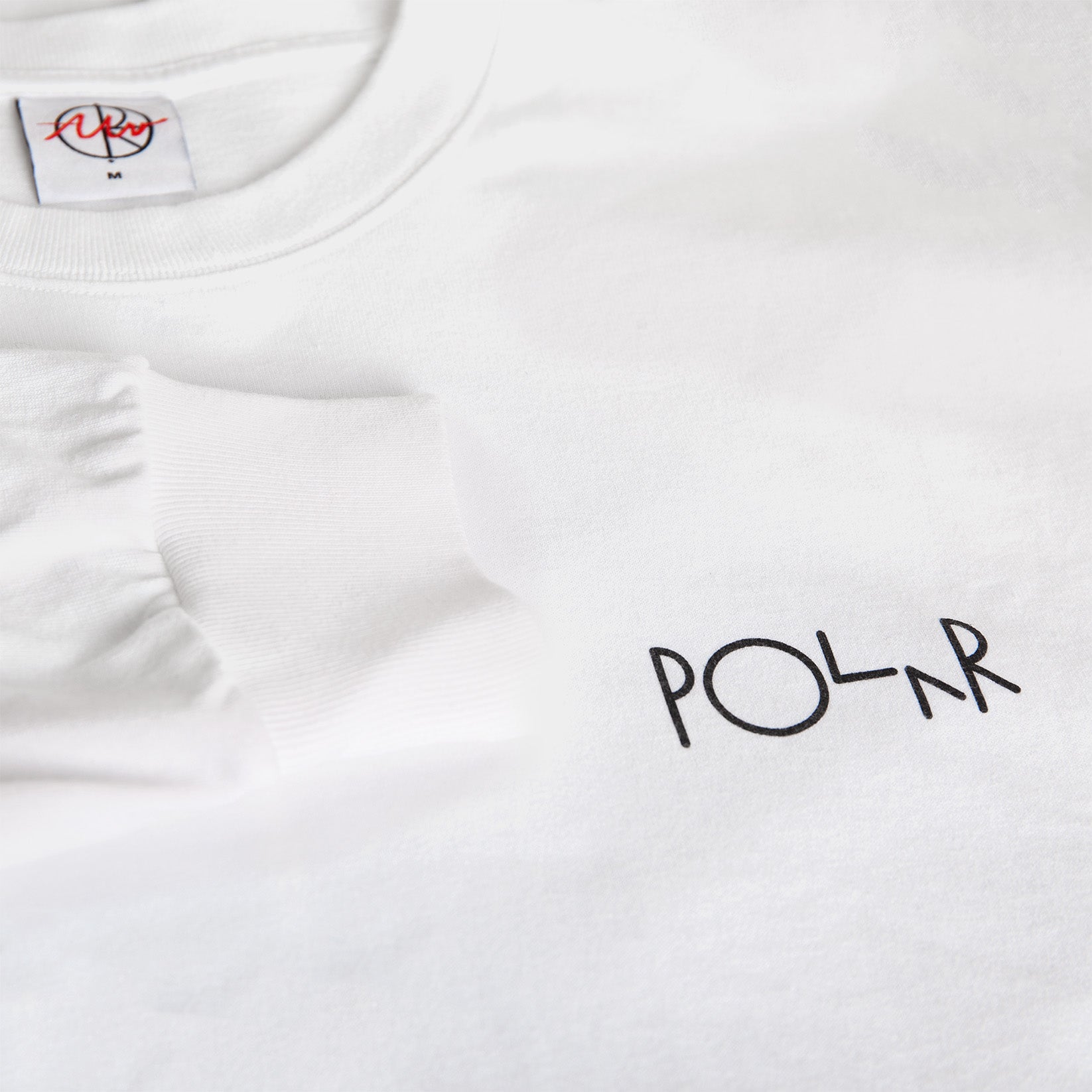 Polar Skate Co. Fill Logo Klez Crossing Longsleeve - White Weiß Bild 3