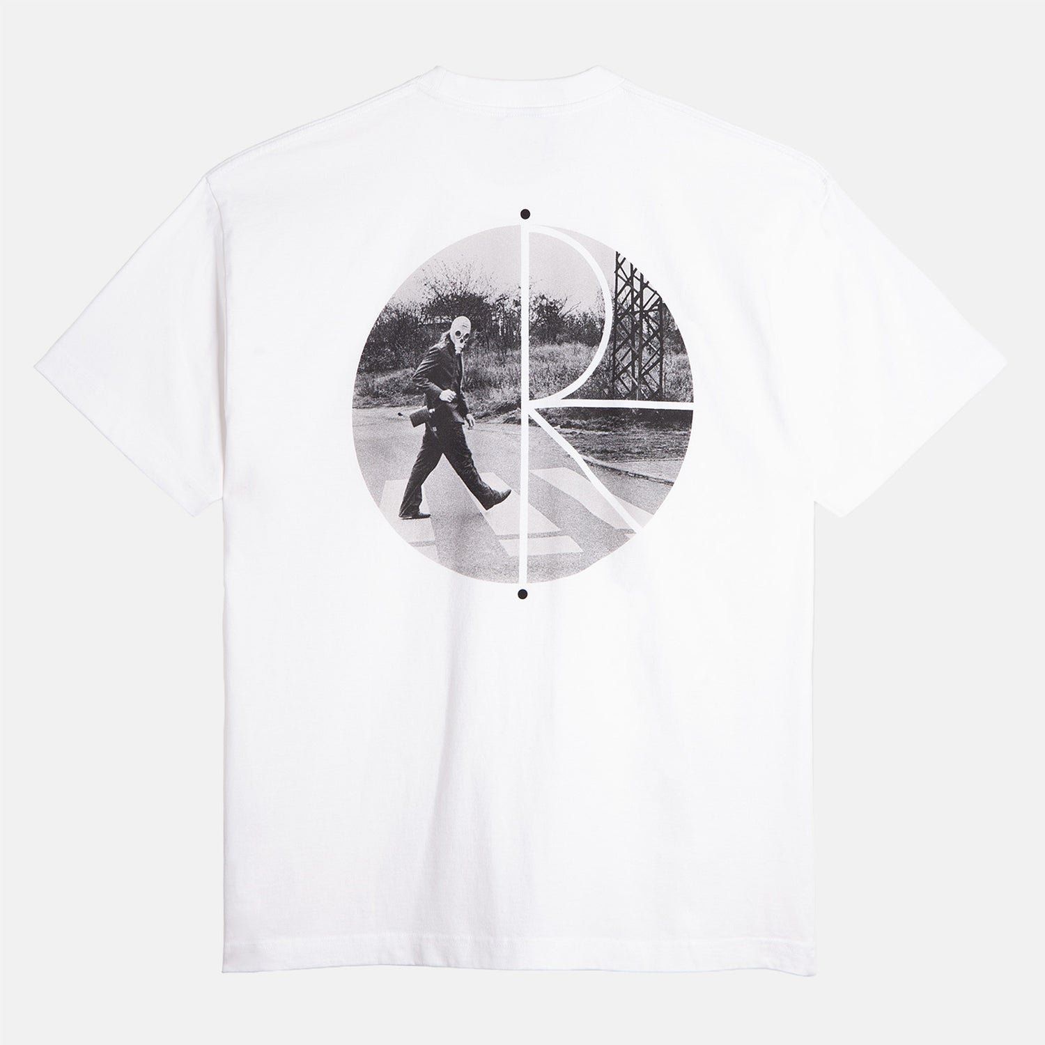 Polar Skate Co. Fill Logo Klez Crossing T-Shirt - White 0 Bild 1
