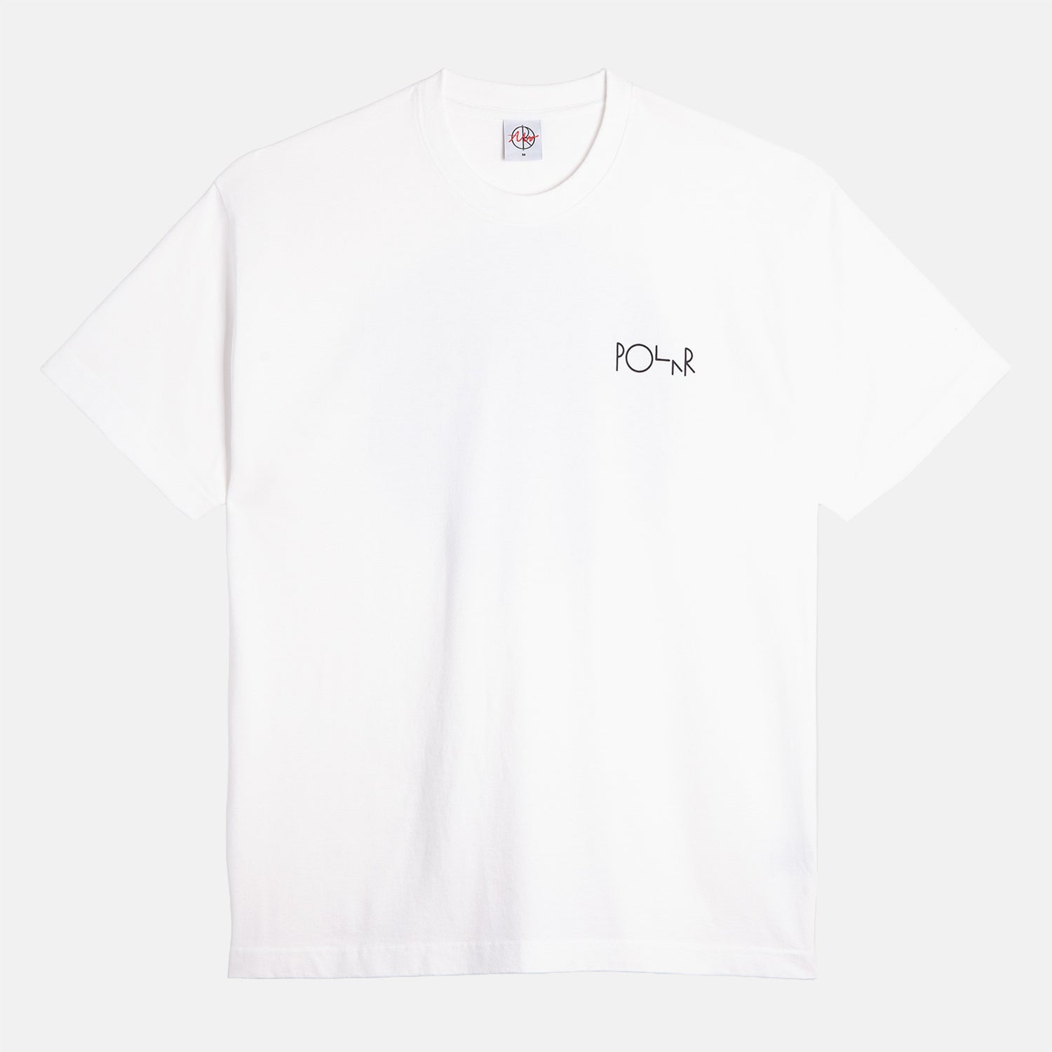 Polar Skate Co. Fill Logo Klez Crossing T-Shirt - White 0 Bild 2