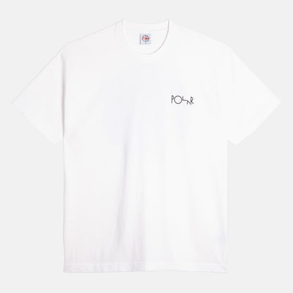 Polar Skate Co. Fill Logo Klez Crossing T-Shirt - White 0 Bild 2