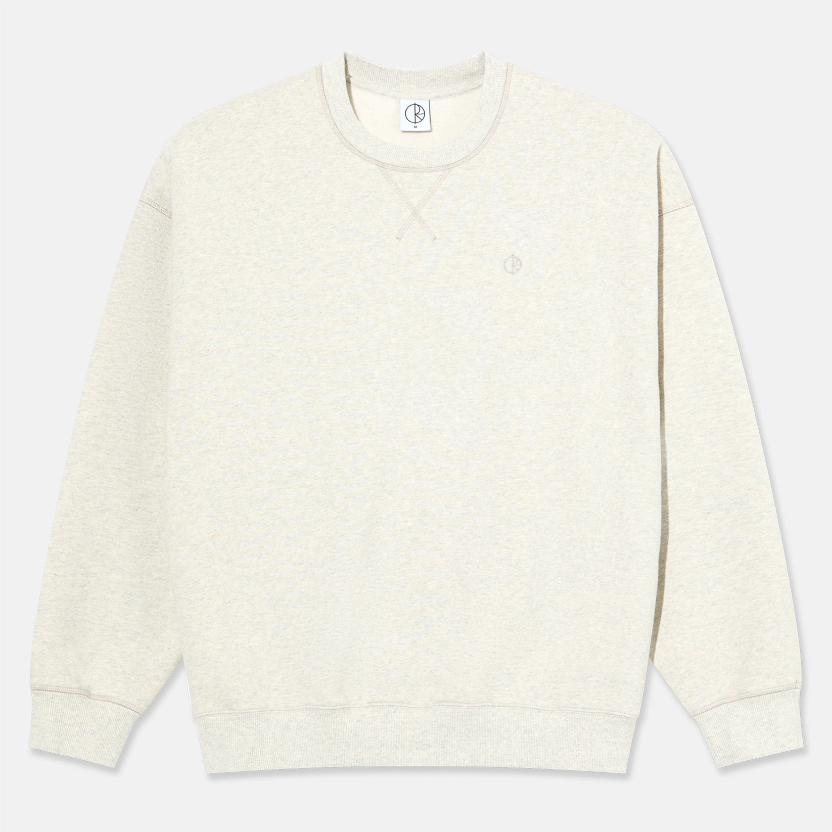Polar Skate Co. Frankie Crewneck - Ivory / Grey Melange Weiß Bild 1