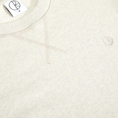 Polar Skate Co. Frankie Crewneck - Ivory / Grey Melange Weiß Bild 3