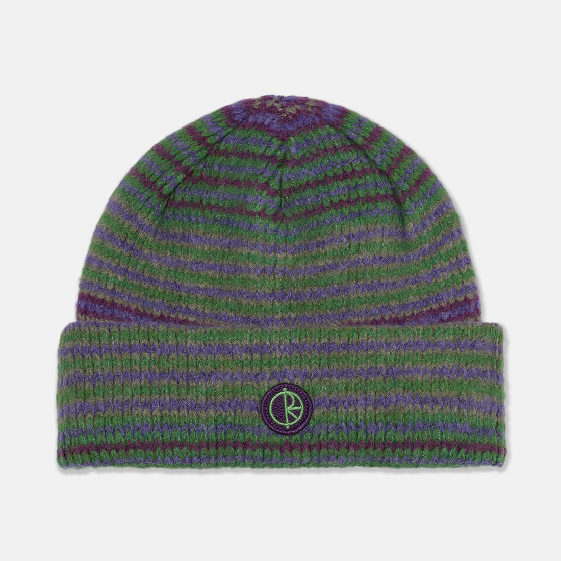 Polar Skate Co. George Beanie - Purple / Green Lila Bild 1