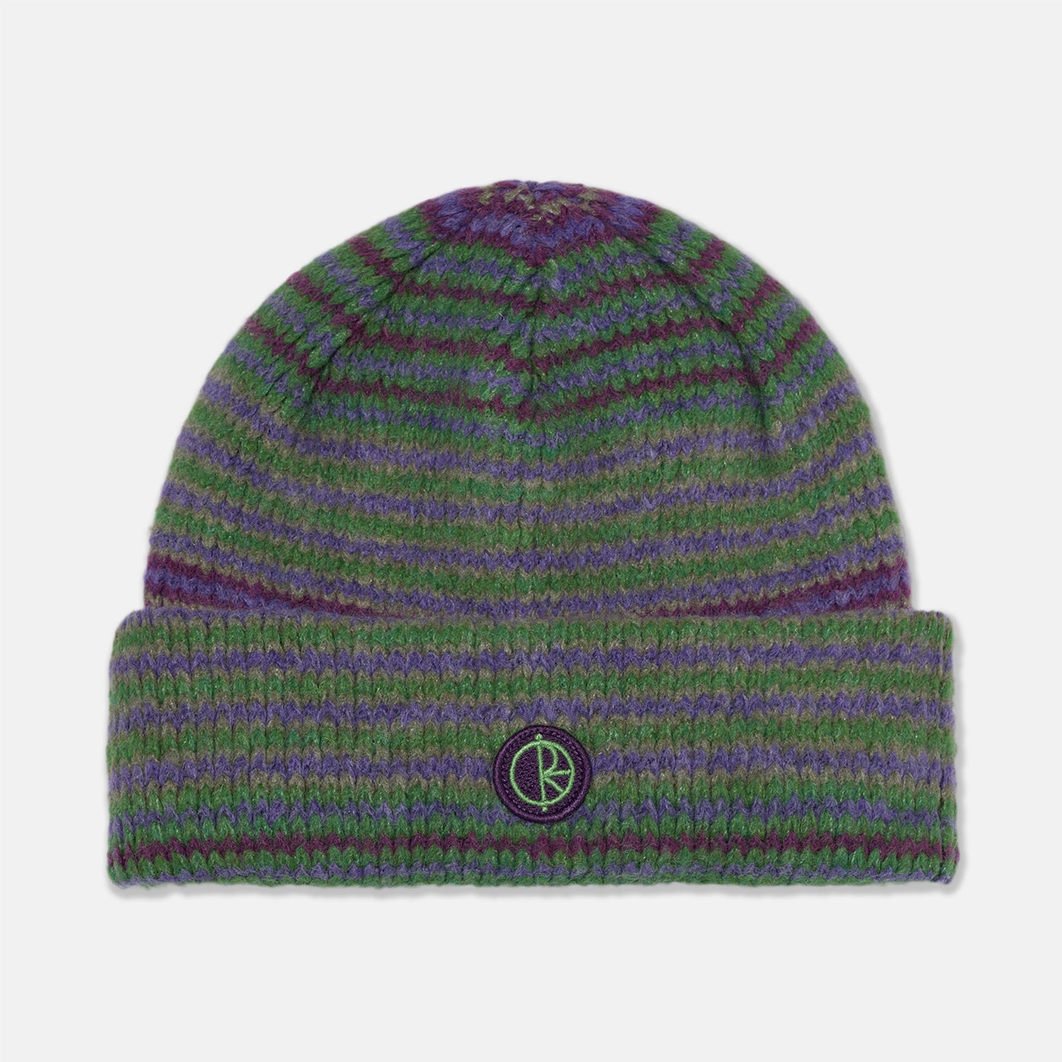 Polar Skate Co. George Beanie - Purple / Green Lila Bild 1