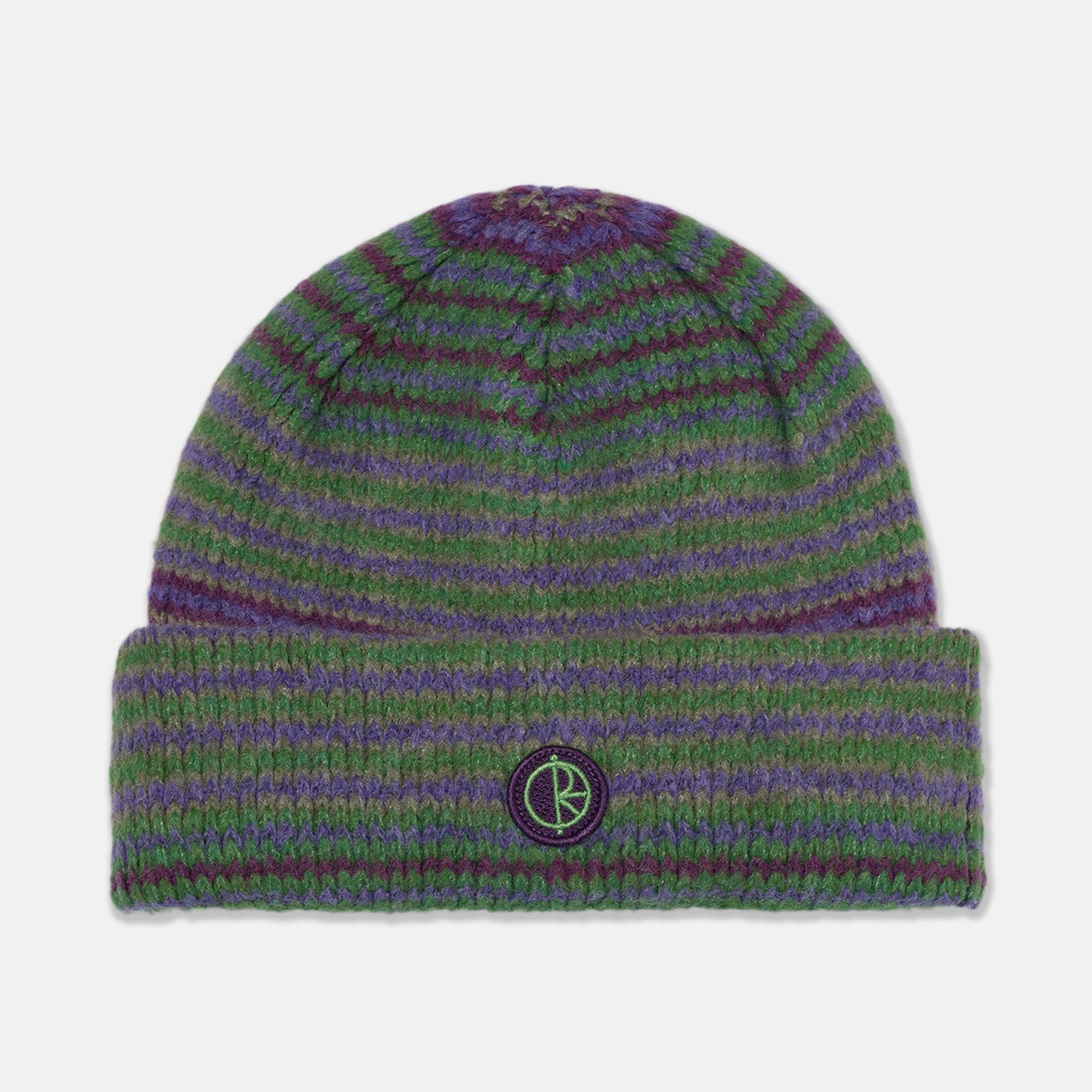 Polar Skate Co. George Beanie - Purple / Green Lila Bild 1