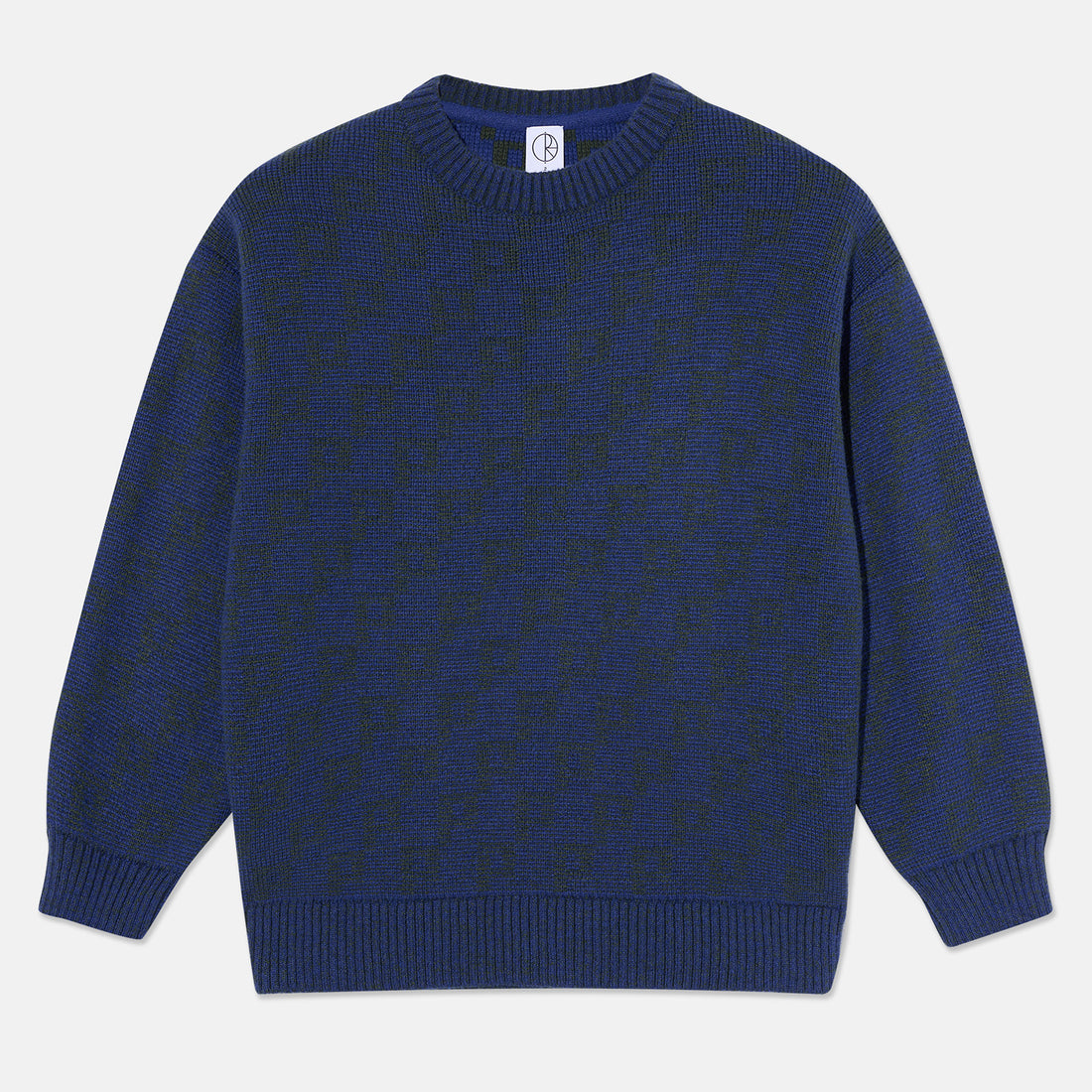 Polar Skate Co. George Knit Sweater - Blue / Green Blau Bild 1