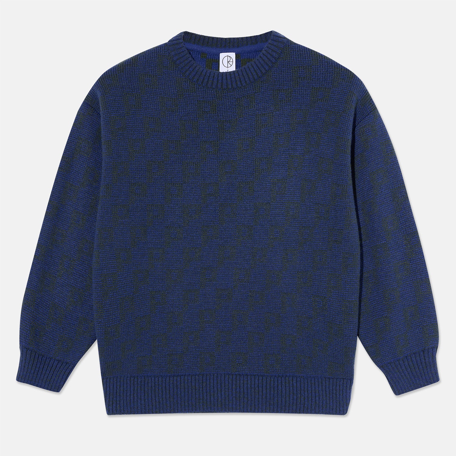 Polar Skate Co. George Knit Sweater - Blue / Green Blau Bild 1
