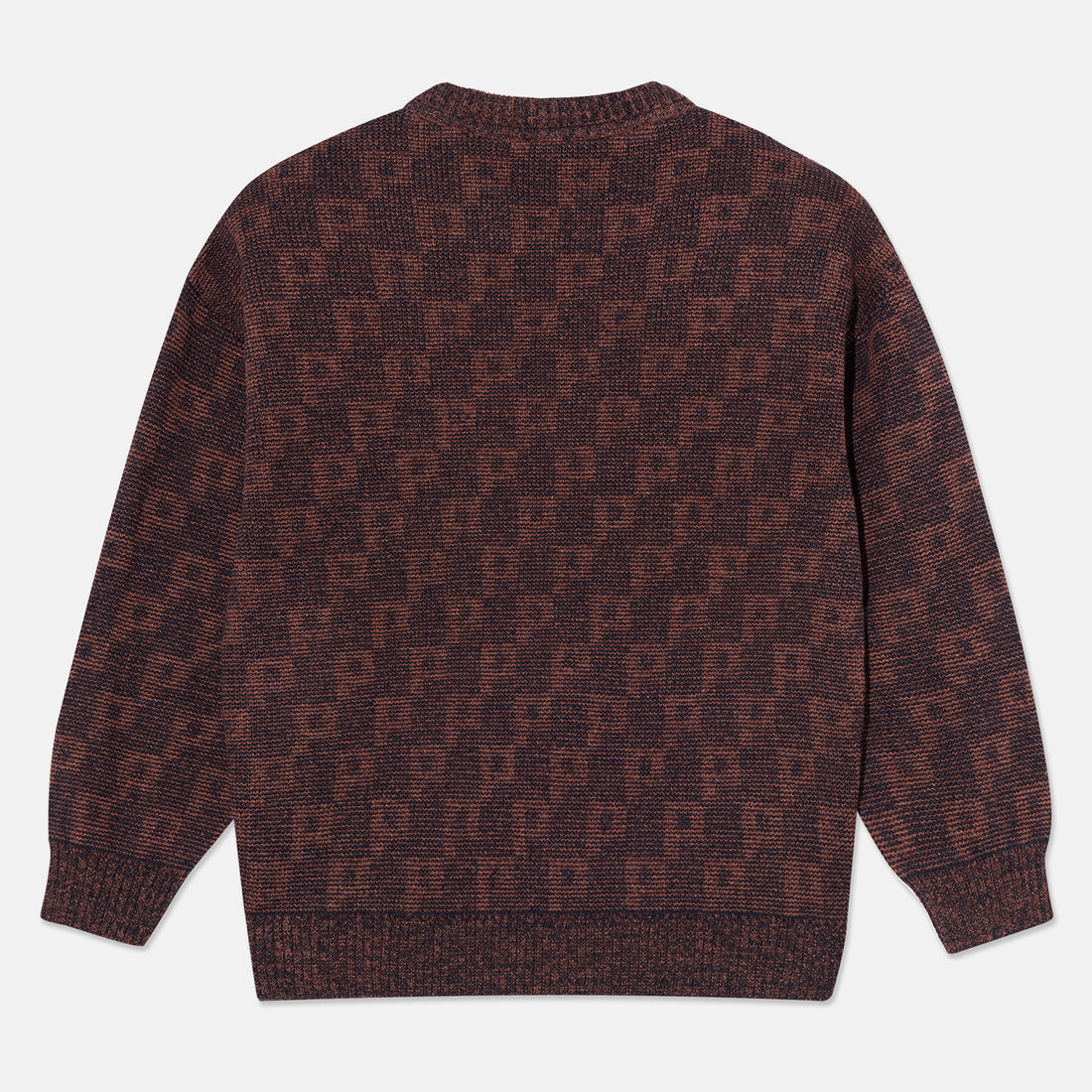 Polar Skate Co. George Knit Sweater - Navy / Orange Orange Bild 2