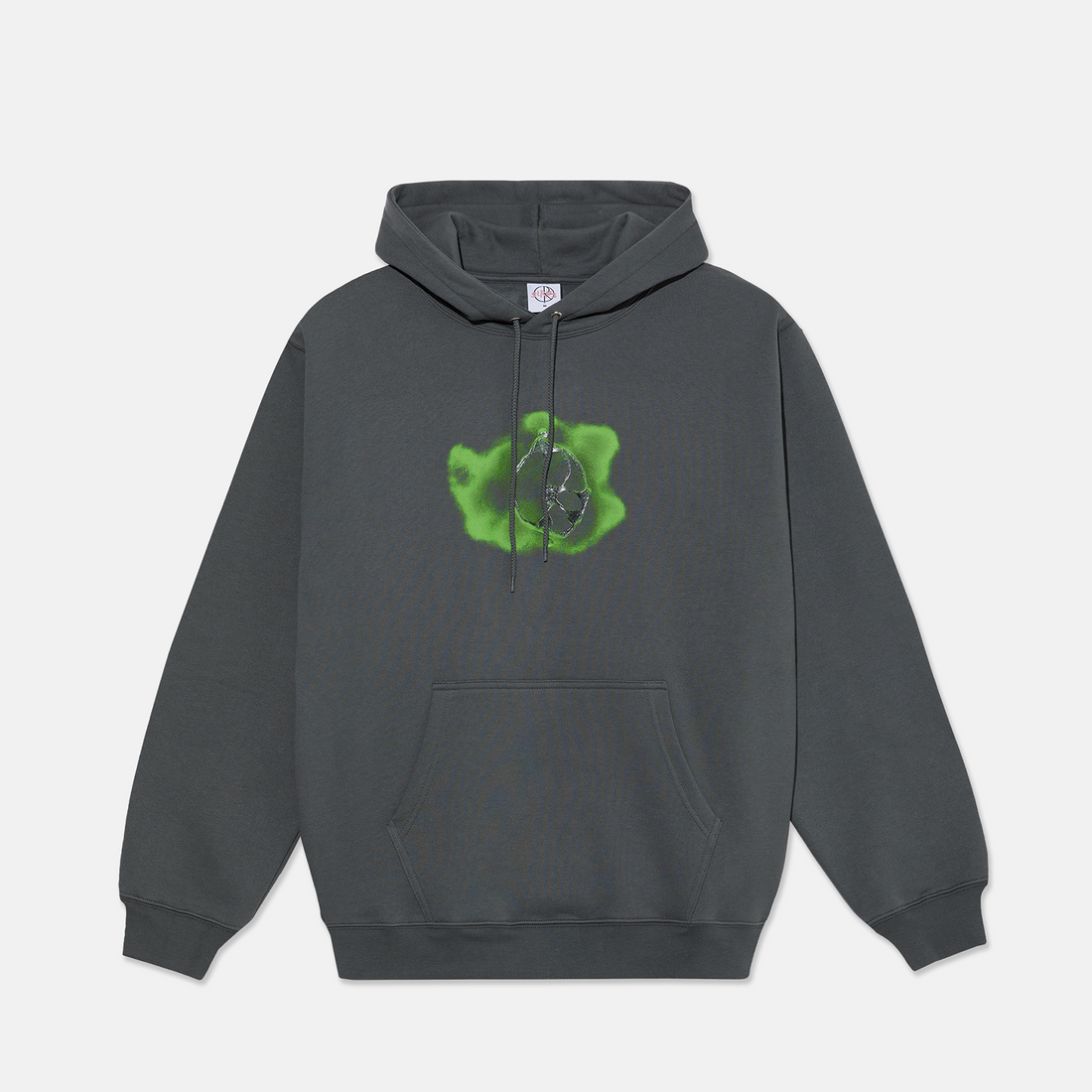 Polar Skate Co. Metal Logo Hoodie - Graphite Schwarz Bild 1