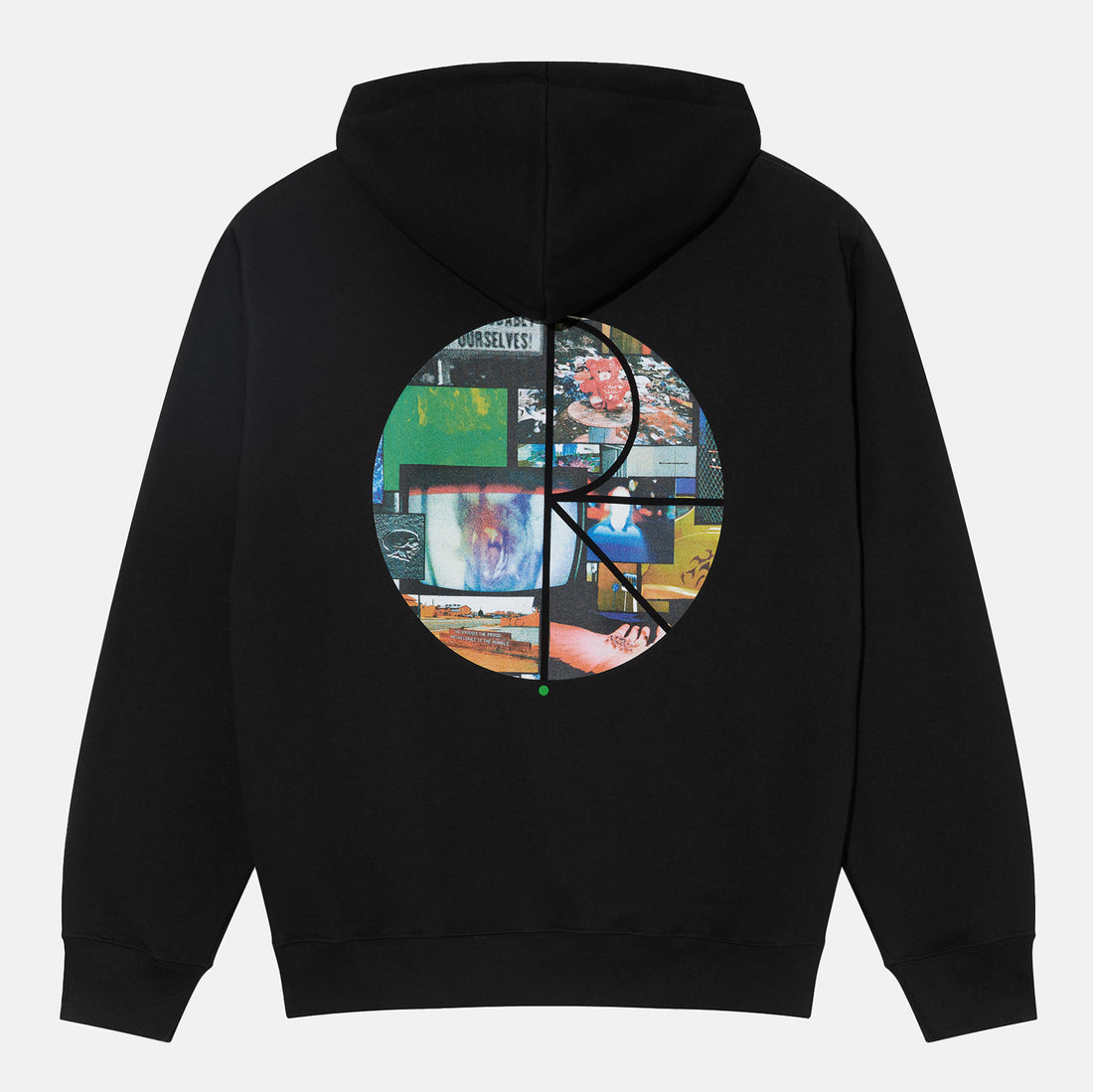 Polar Skate Co. Oursealves Collage Hoodie - Black Schwarz Bild 1