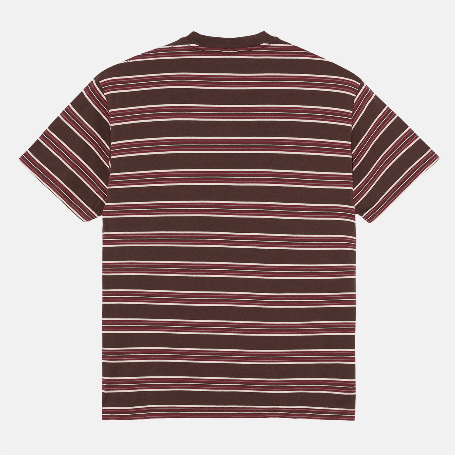 Polar Skate Co. Stripe T-Shirt - Brown / Red Braun Bild 2