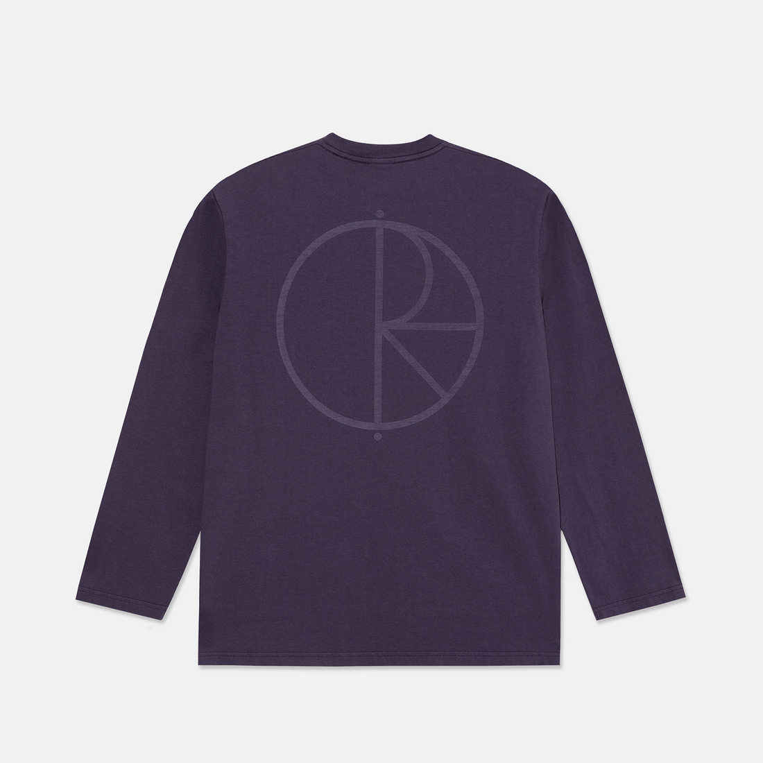 Polar Skate Co. Stroke Logo Longsleeve - Dark Violet Lila Bild 2