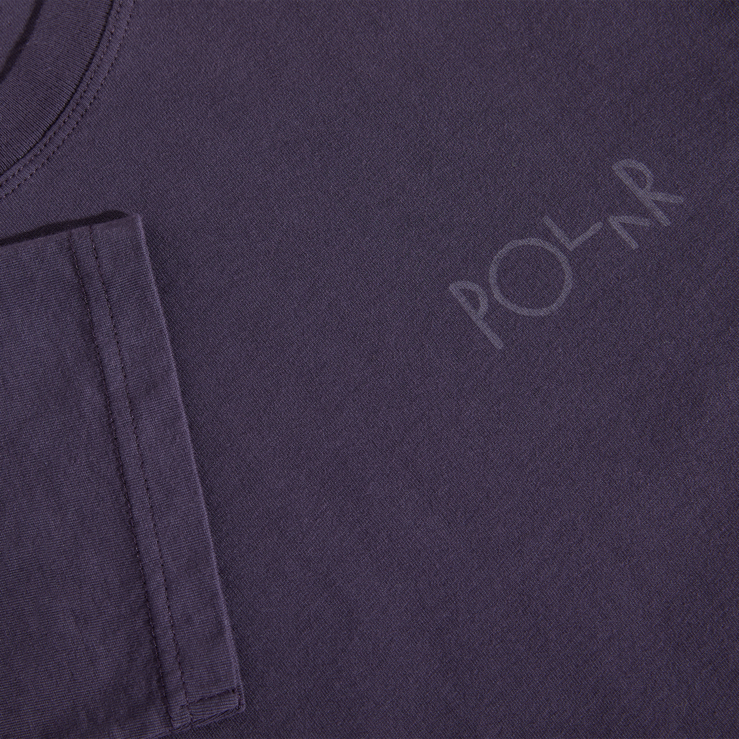 Polar Skate Co. Stroke Logo Longsleeve - Dark Violet Lila Bild 3