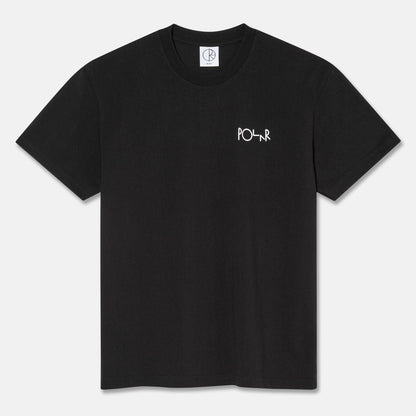 Polar Skate Co. Stroke Logo T-Shirt - Black Black Bild 2