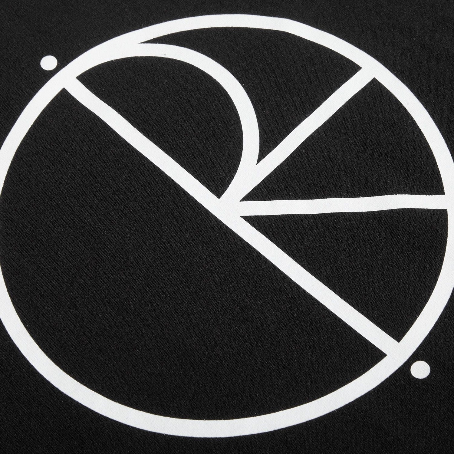 Polar Skate Co. Stroke Logo T-Shirt - Black Black Bild 3