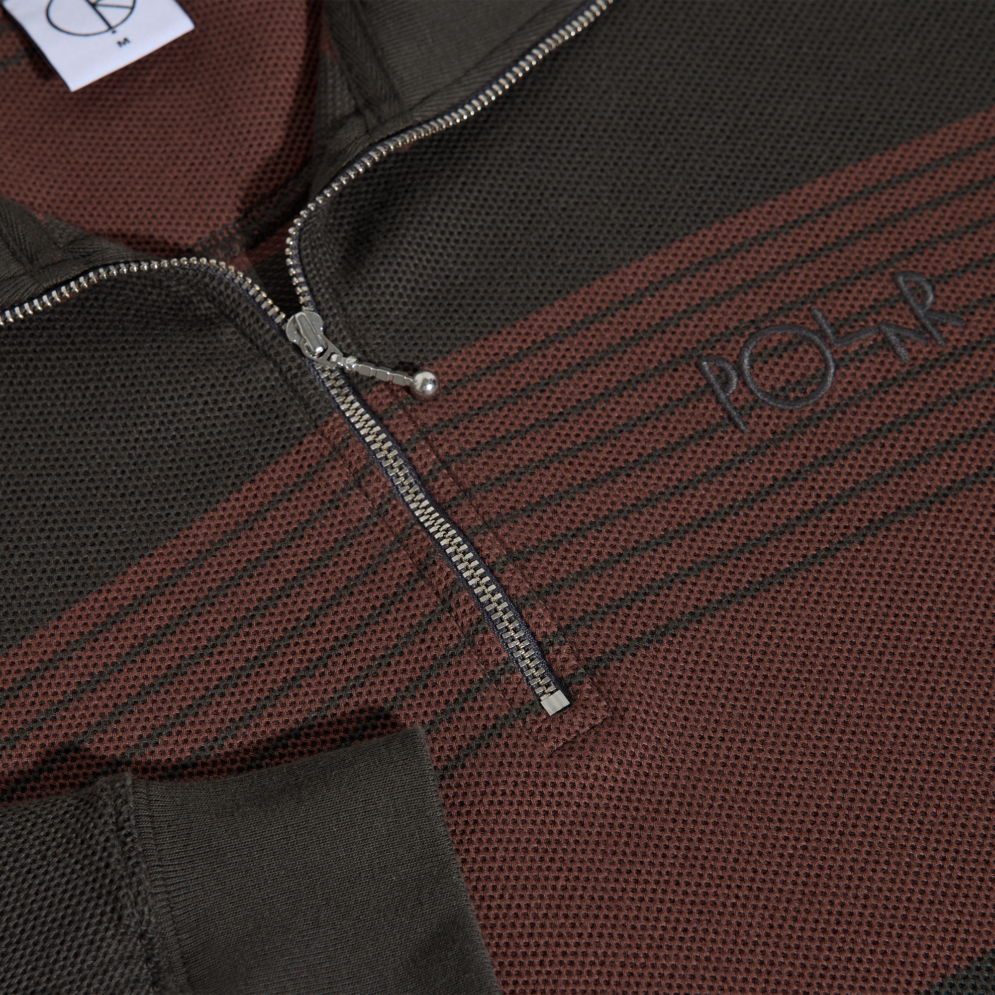 Polar Skate Co. Surf Half Zip Sweater - Dirty Black Schwarz Bild 4