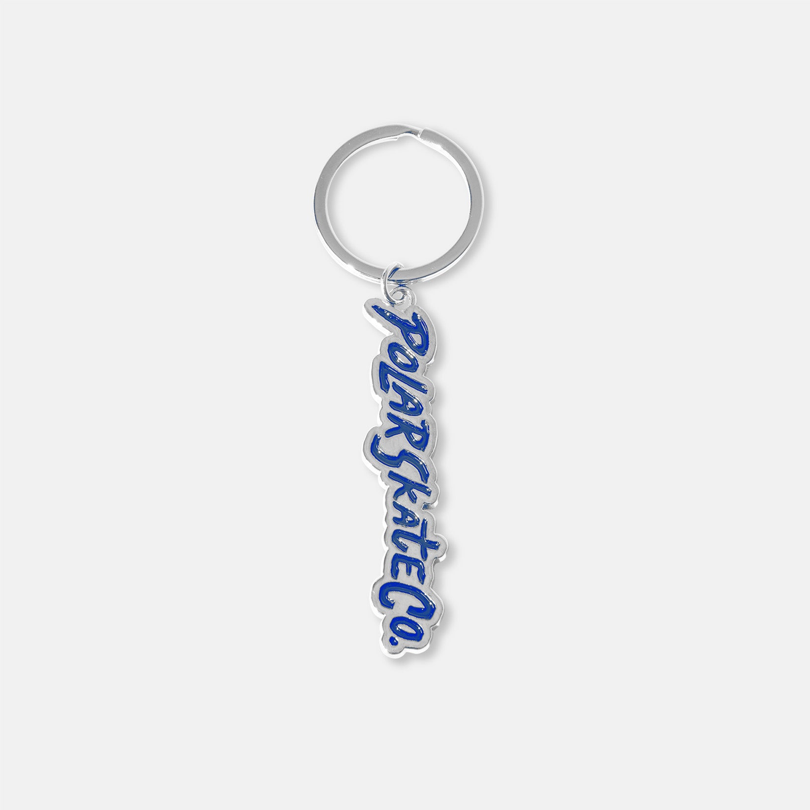 Polar Skate Co. Surf Logo Keychain Silber Bild 1
