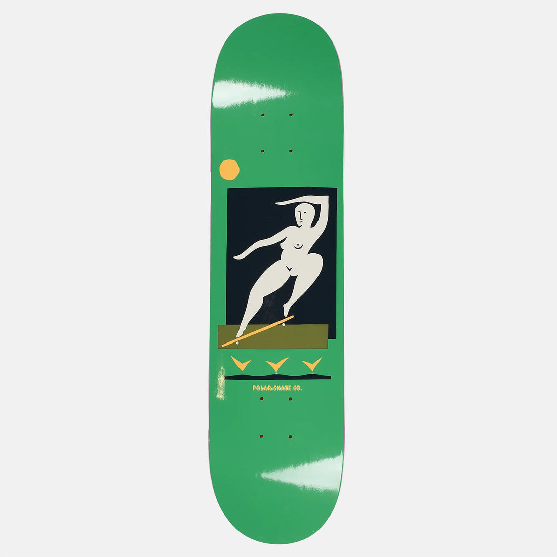Polar Skate Co. Team - BS Smith 8.25 Deck - Green 0 Bild 1