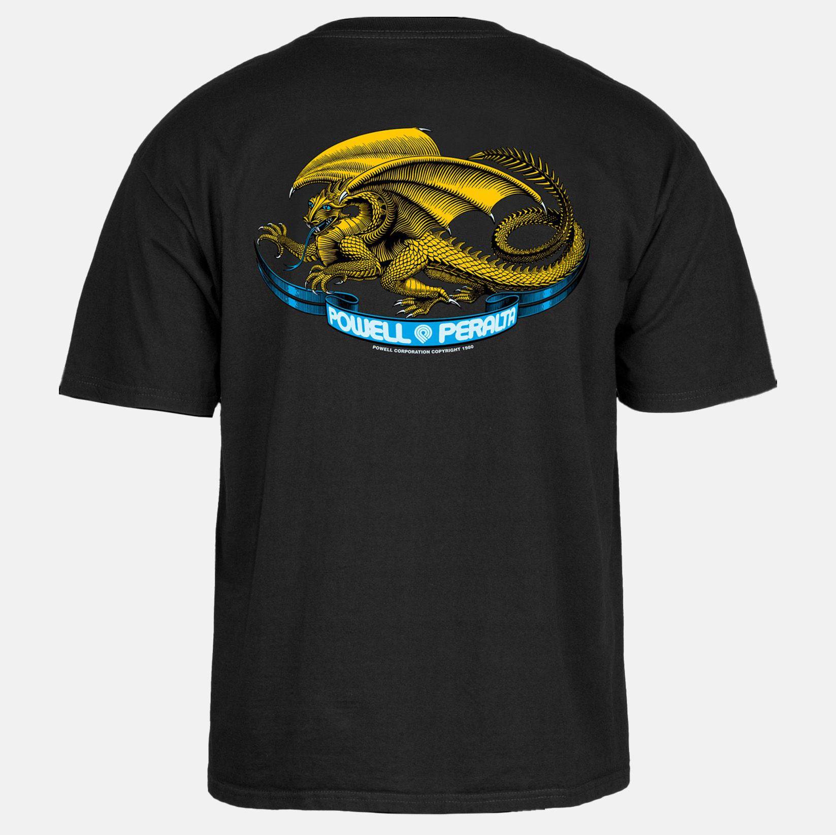 Powell Peralta Kids Oval Dragon T-Shirt - Black - Blowout Skateshop